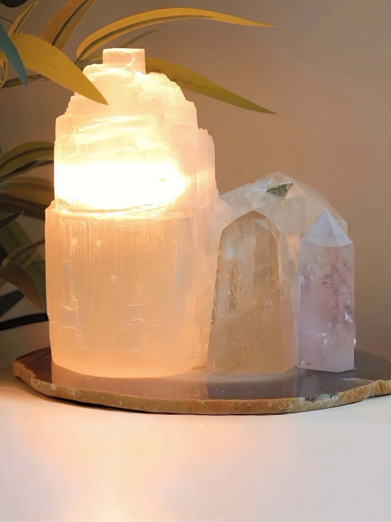 Selenite Lamp - The perfect addition to any space seeking clarity, guidance, and a sense of peace. Gift Ideas