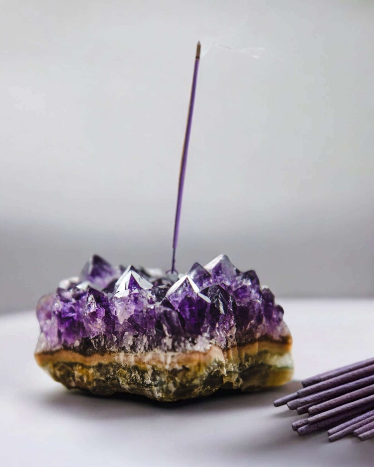 Amethyst & Lavender Incense Gift Set: Elevate Your Meditation Experience