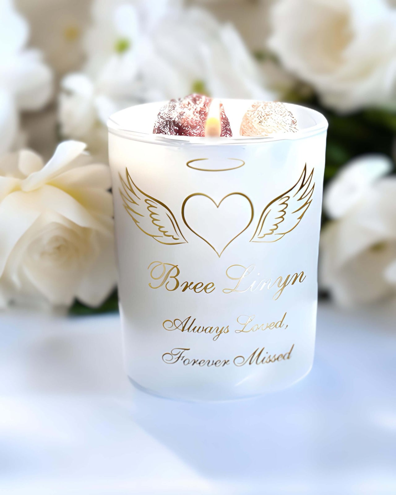 Angel Light Custom Bereavement Candle