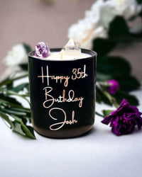 Thumbnail for Personalised Birthday Candles - Amethyst