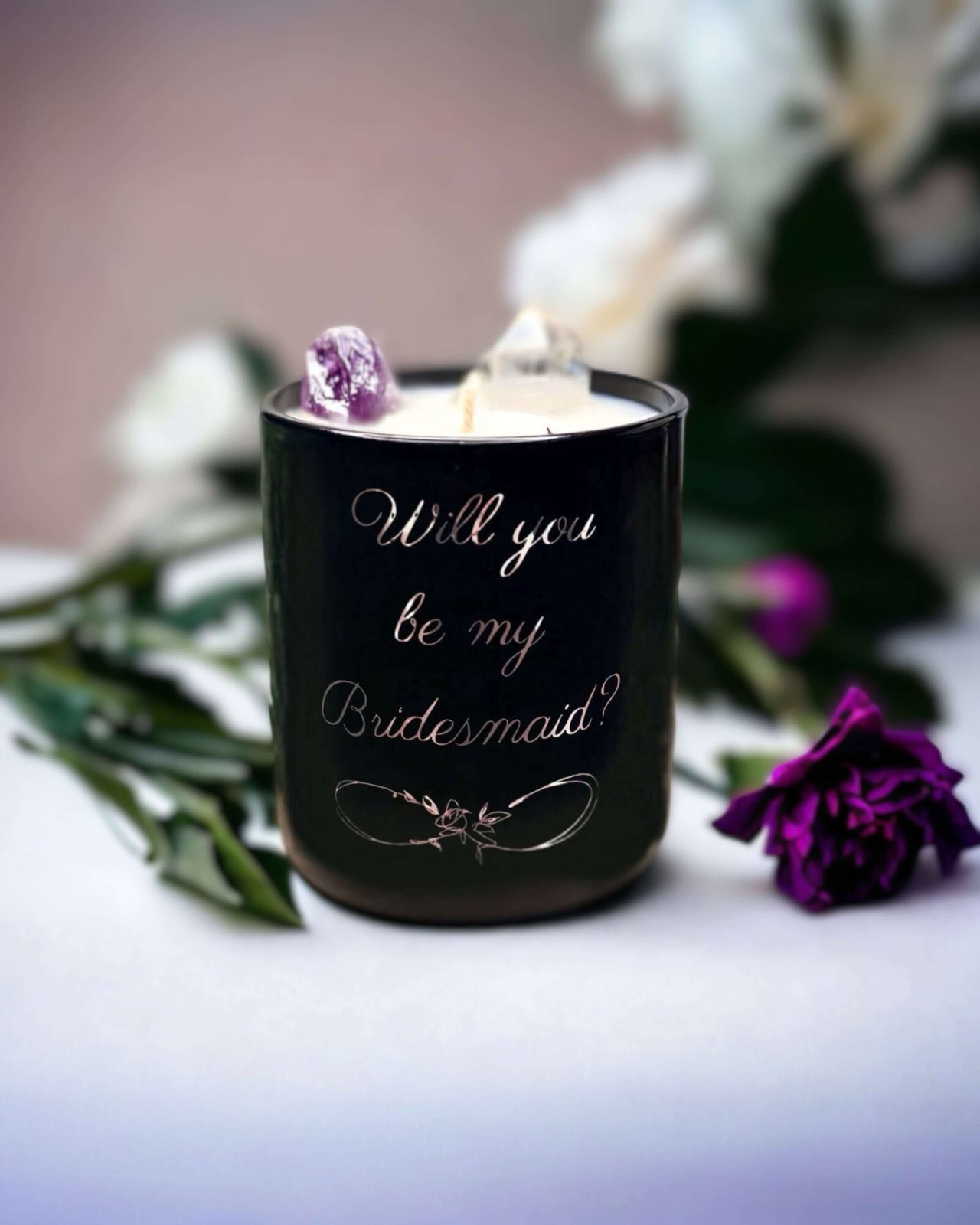 Personalised Bridal Candles