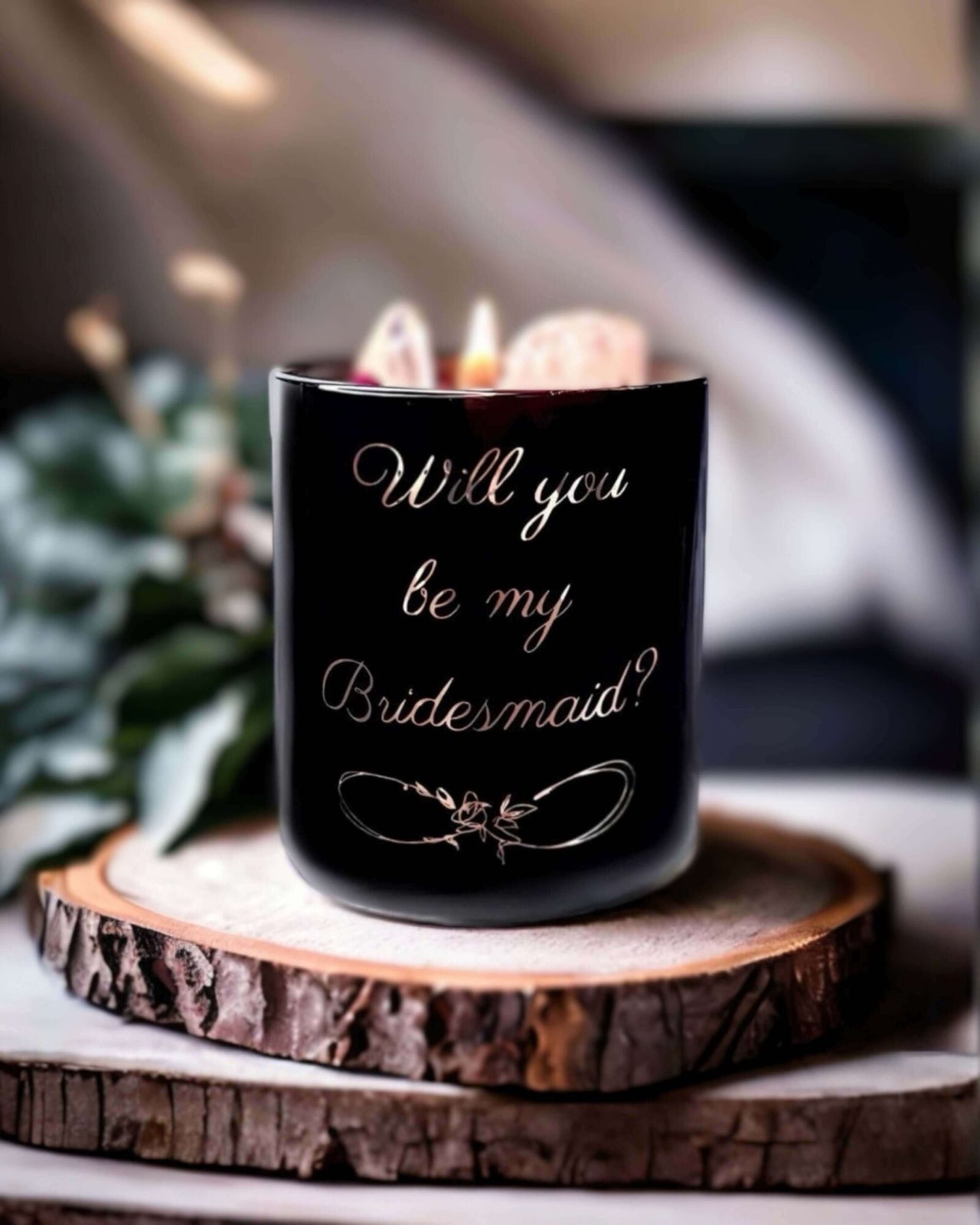 Personalised Bridal Candles