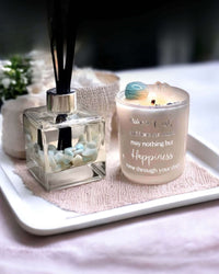 Thumbnail for Happy Wishes Candle Gift Set - Amazonite Infusion