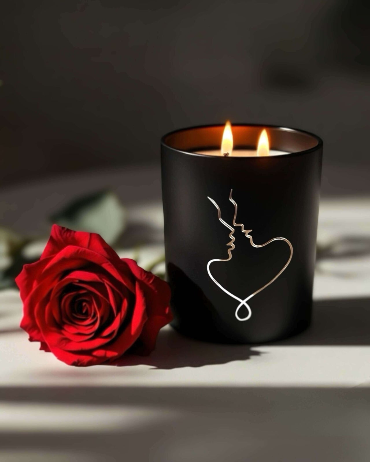 Champagne and Strawberries Luxury Soy Candle | The Lovers