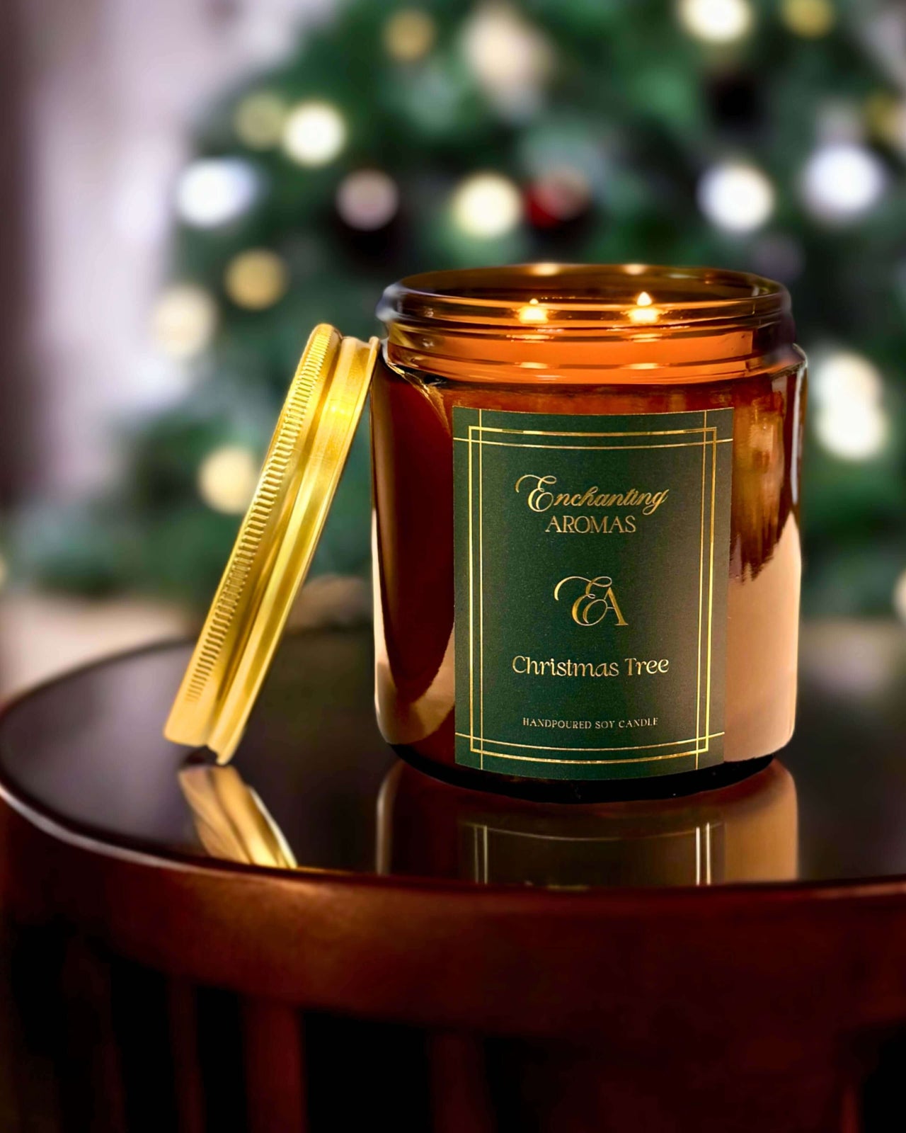 Christmas Tree scented candles.