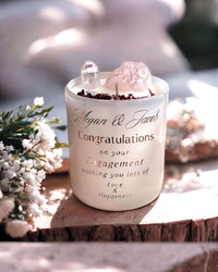 Thumbnail for Personalised Engagement Wedding Candles