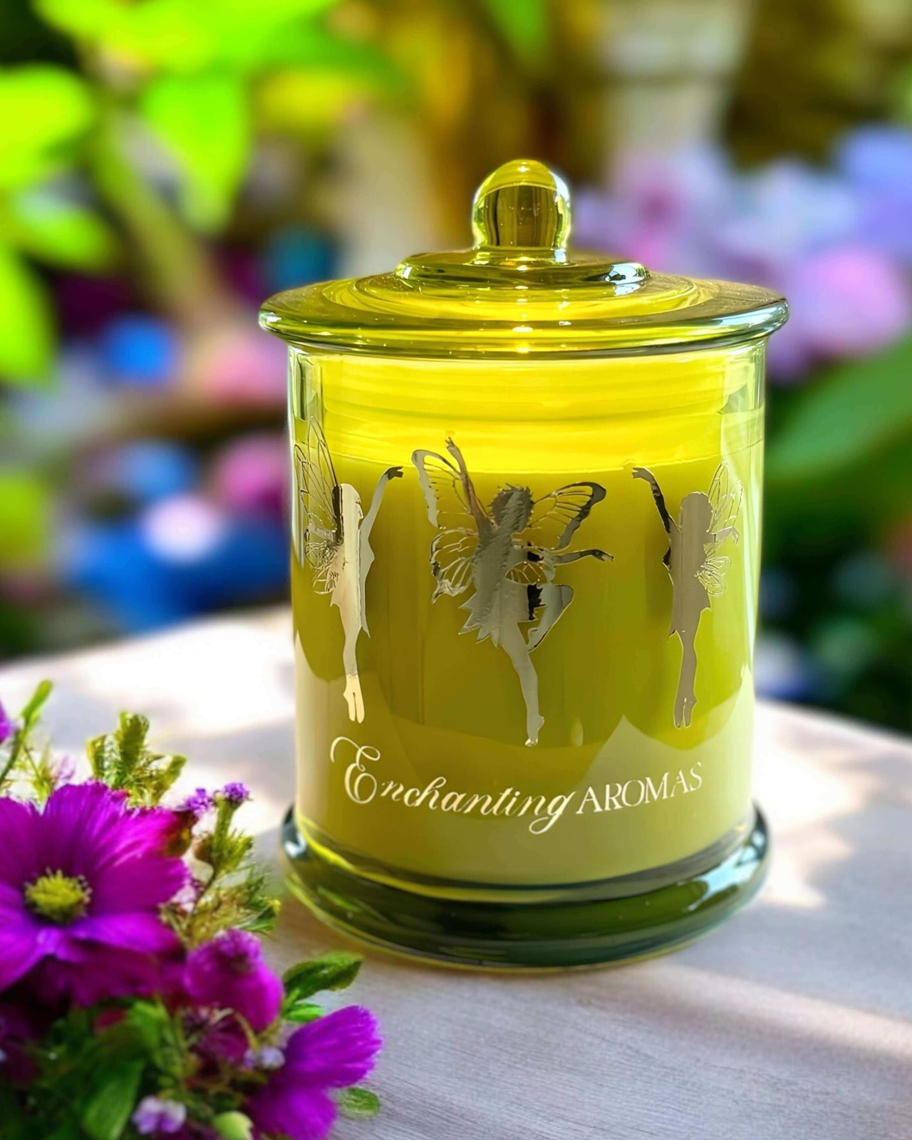 Experience the magic of our Enchanting Forest Fairies Candles.