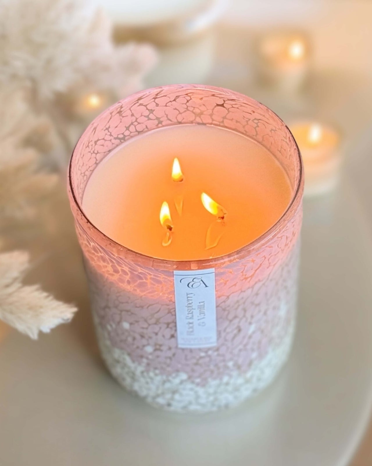 Blush Grand Luminary Candles - 100+hr burn time