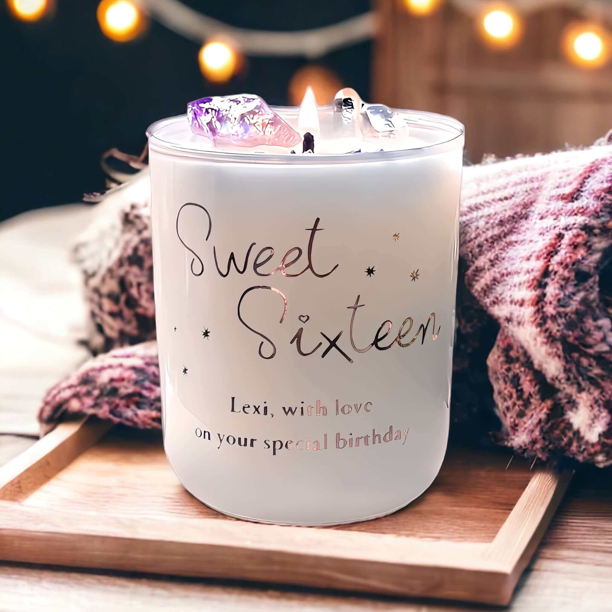 Personalised candles sale