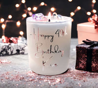 Thumbnail for Personalised Birthday Crystal Candle - Beautiful Gift Ideas