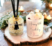 Thumbnail for Personalised Birthday Crystal Candle Gift Set - Eau de ParfumCrystal Candle