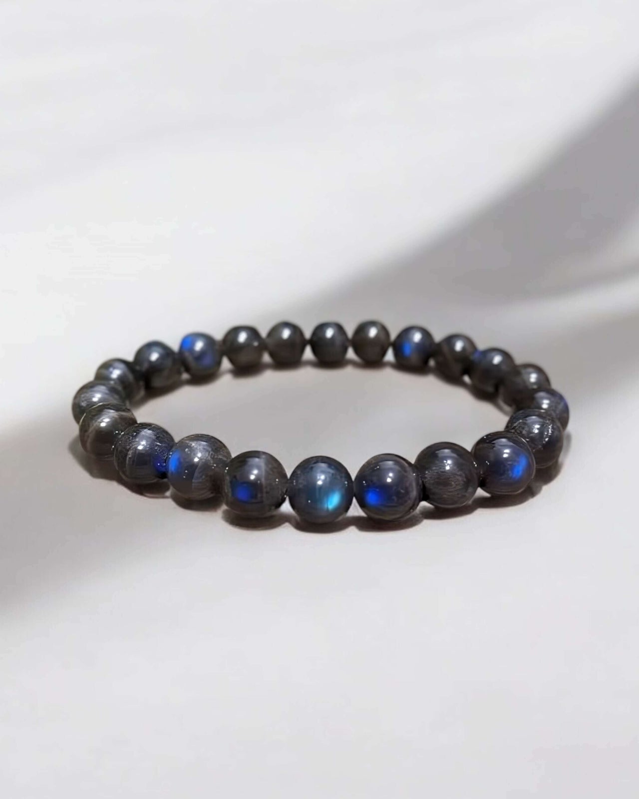 Labradorite Energy Bracelet 8mm Crystal Gemstone Bracelet