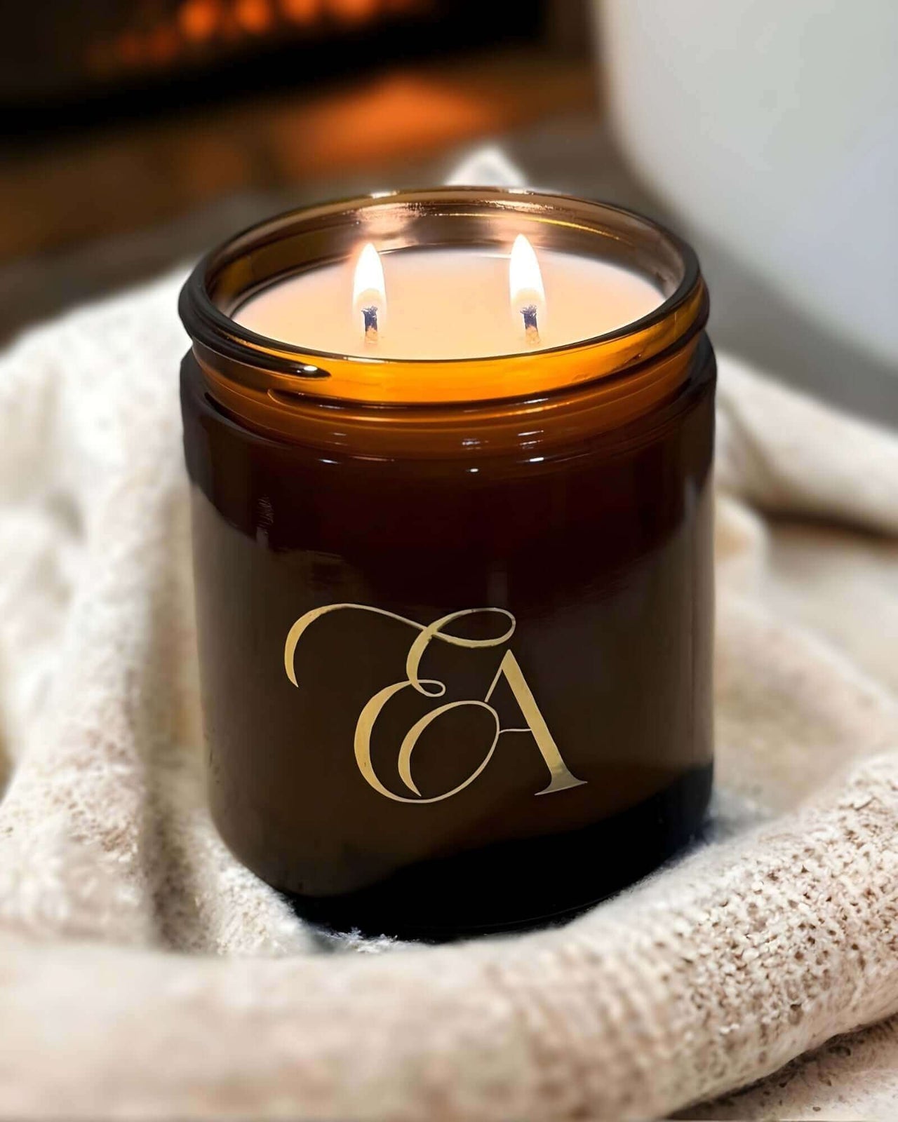 Luxe Monogrammed Candles