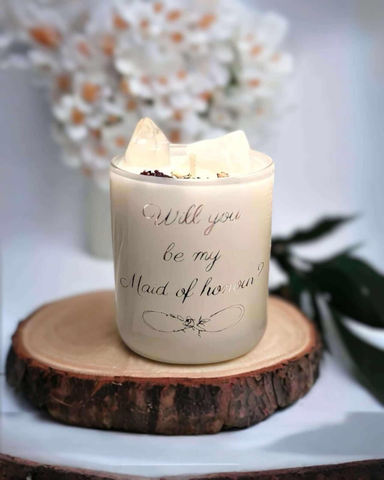 Personalised Bridal Candles