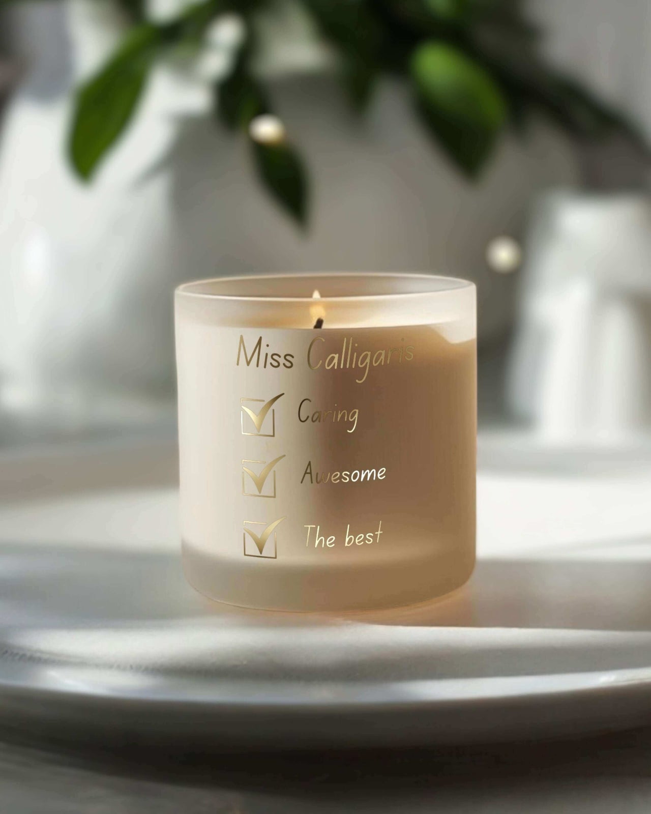 Express your appreciation and admiration for the hardworking teachers in your life by gifting them the perfect personalised candle gift, to mark the end of the school year.