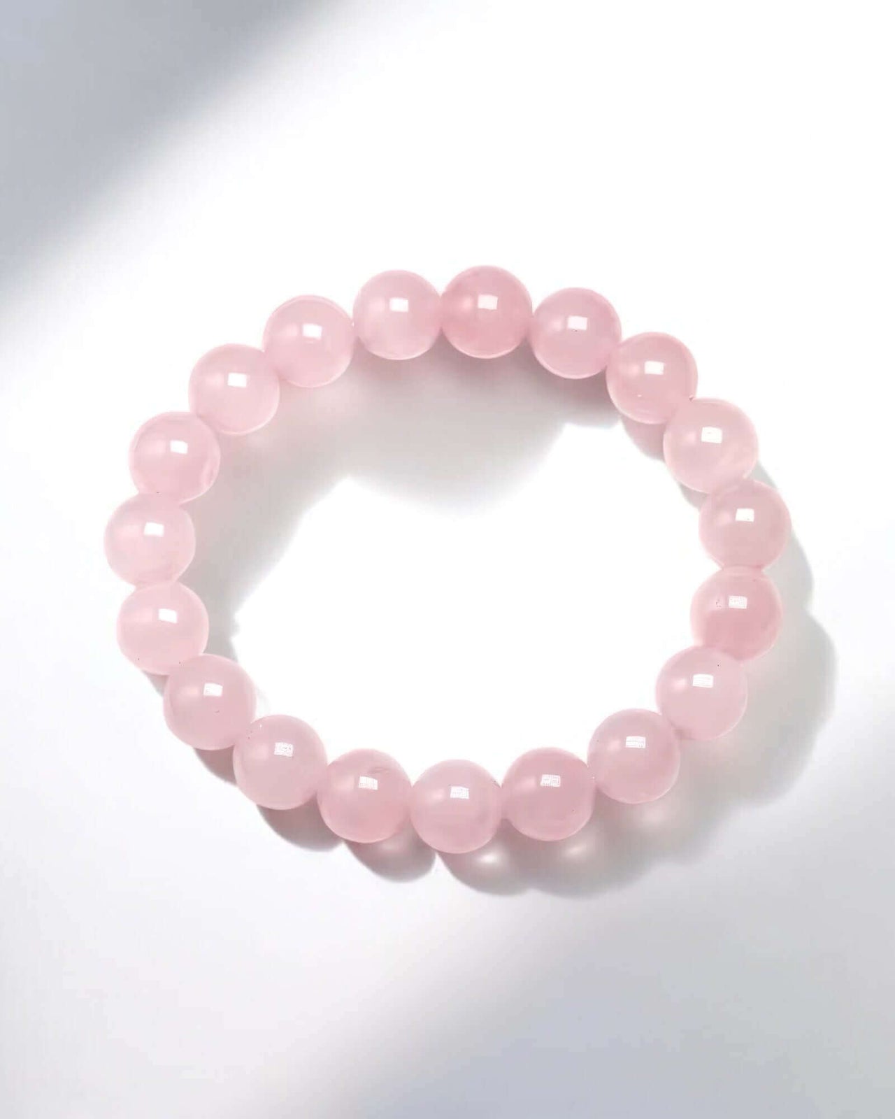 8mm rose quartz bracelet.