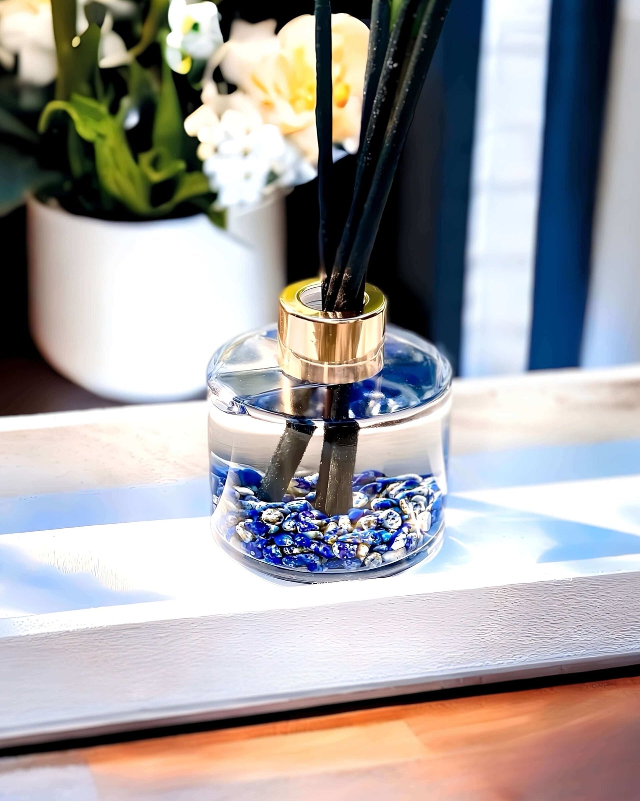 Smells like success lapis lazuli home fragrance diffuser.