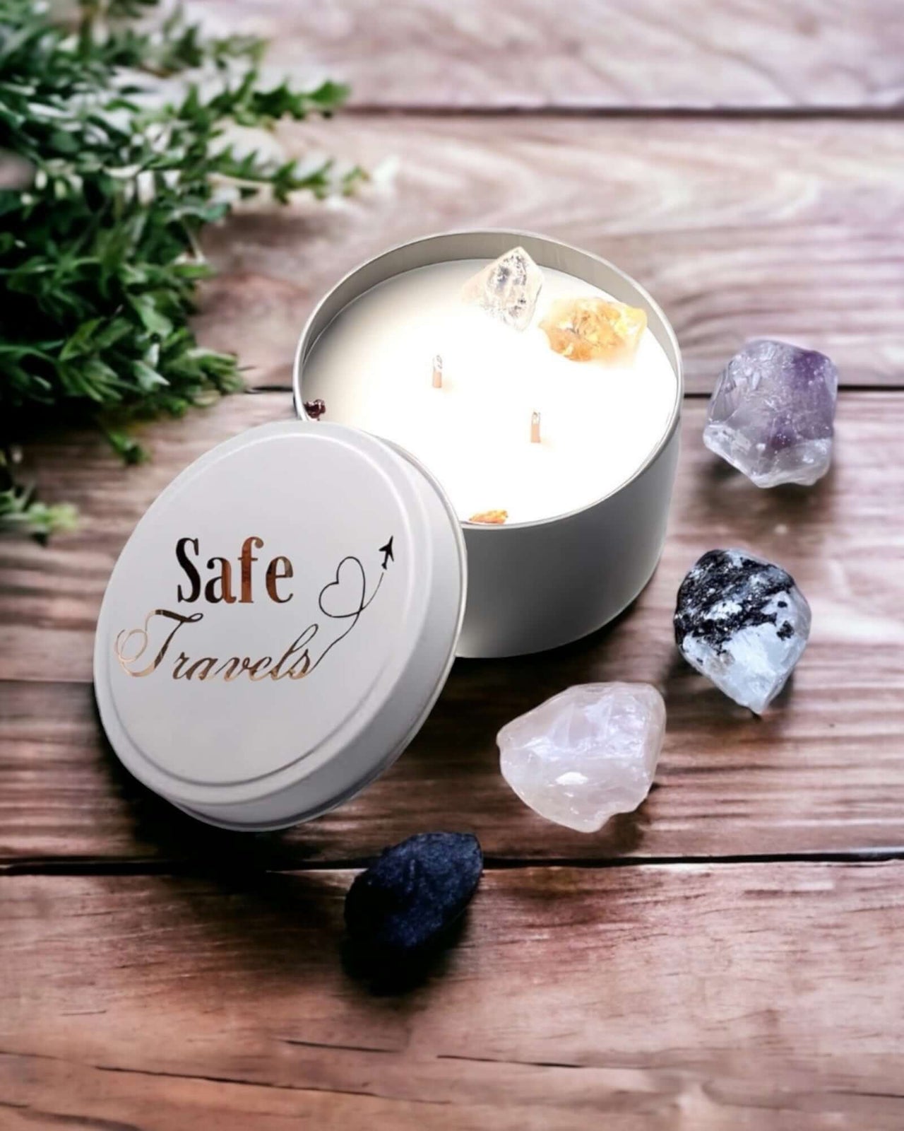 Travellers Crystal Candle Gift Set