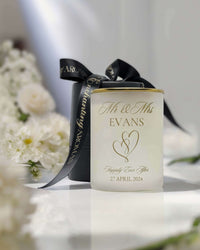 Thumbnail for Luxe Custom Wedding Candles, the perfect wedding gift idea for the happy couple