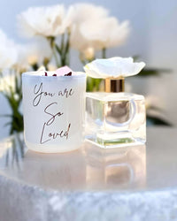 Thumbnail for Light up your home and your heart with our “You are so loved” candle and home fragrance diffuser gift set.