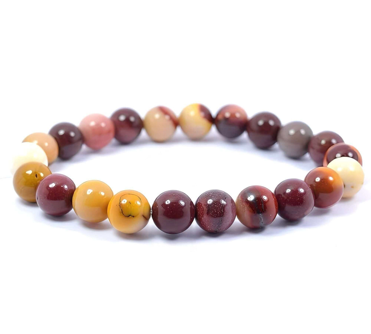 Mookaite Jasper Energy Bracelet | 8mmCrystal Gemstone Bracelet