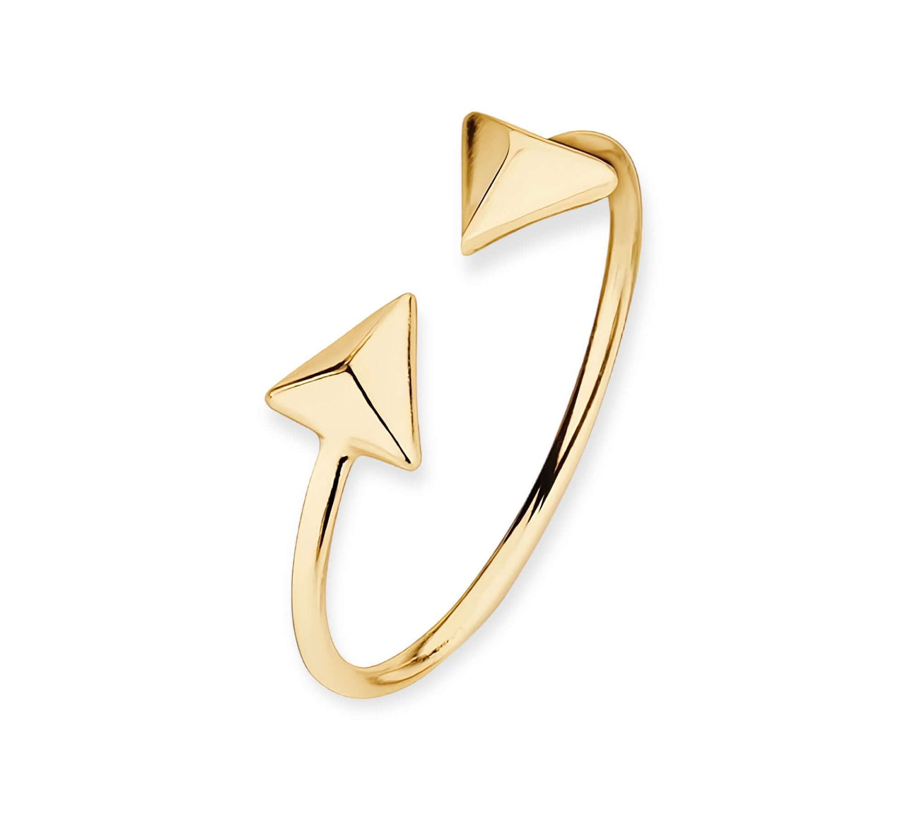 Gold Vermeil Arrow Ring - Discover the allure of our boho sterling silver jewellery