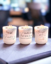 Thumbnail for Say goodbye in style with our Farewell Coworker Candle Set, featuring pyrite-infused gift candles, perfect for a unique and thoughtful parting gift. $89.95$