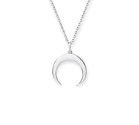 Thumbnail for Discover the allure of our Sterling Silver Moon Necklace. Featuring a delicate Crescent Moon Pendant, it's the epitome of celestial elegance and sophistication. $49.00