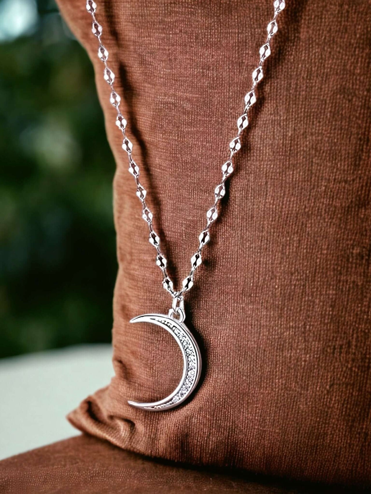 Adorn your ankle with our Sterling Silver Moon Anklet, embellished with Cubic Zirconia. A celestial-inspired Anklet Jewelry piece for a sparkling statement. $49.00