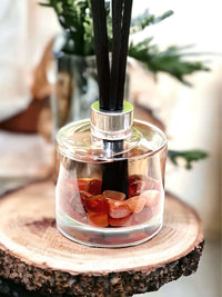 Thumbnail for Carnelian Stone Diffuser - Gemstone Fragrance Diffuser Experience the invigorating Sunset Stone Home Fragrance with our Carnelian Crystal Gemstone Diffuser. Ideal for enhancing creativity and home ambiance. $59.00