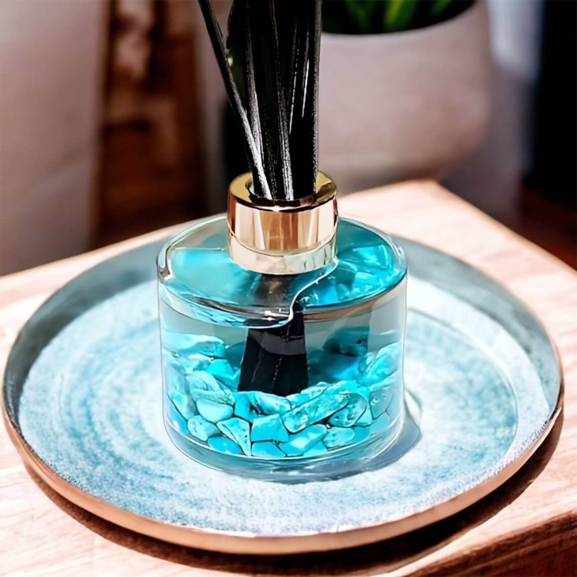 Turquoise Howlite Crystal Gemstone Fragrance DiffuserDiffuser