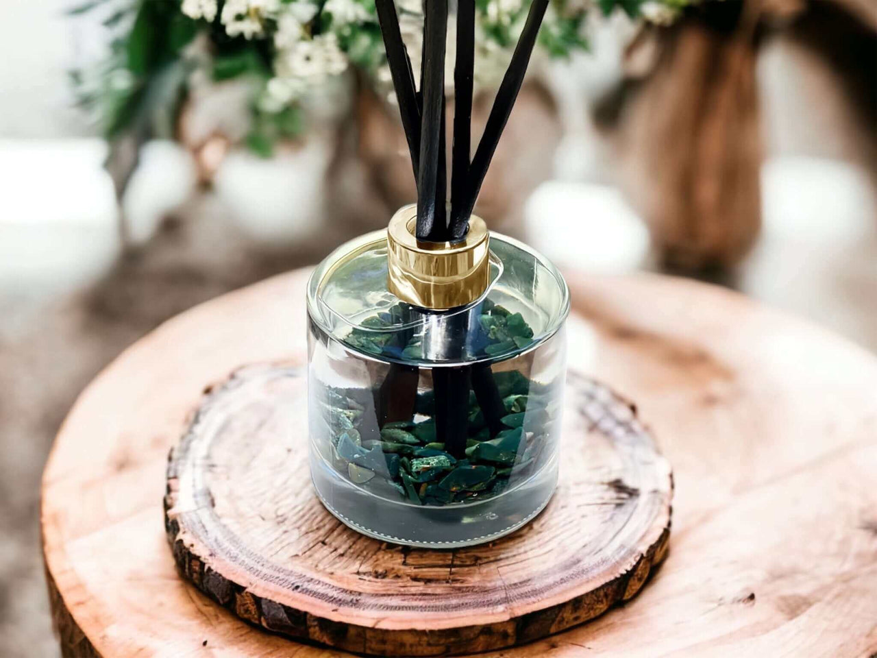 Bloodstone Gemstone Diffuser - Aromatherapy Crystal Scent Transform your space with our Bloodstone Crystal Fragrance Diffuser, a perfect blend of aromatherapy and healing gemstone elegance. $59.00